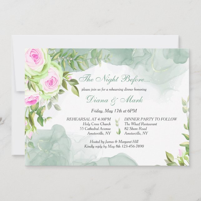 Probe Dinner Einladung (Vorderseite)