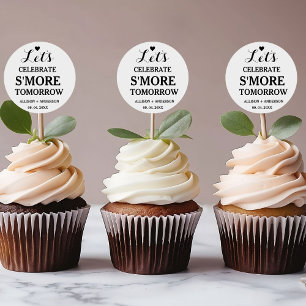 Probe Dinner Feiern S'more Liebe Runder Aufkleber