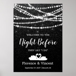 Probe Dinner Willkommen in der Nacht vor dem Post Poster