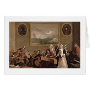 Probe einer Oper, c.1709 (Öl auf Leinwand) 2