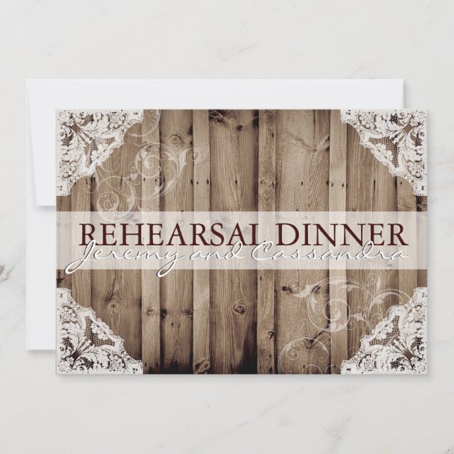 Probe für antike Hochzeiten Einladung (Vorderseite)