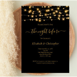 Probe vor Black Gold Lights Einladung