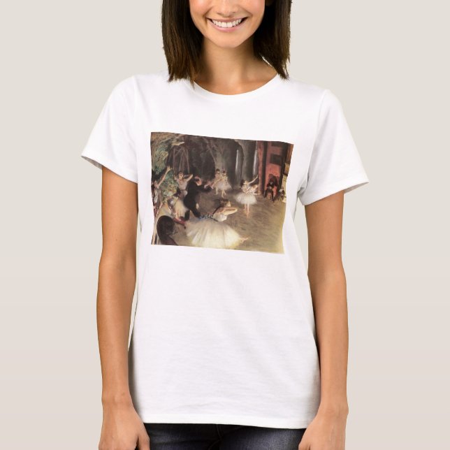 Probe zur Bühne von Edgar Degas T-Shirt (Vorderseite)