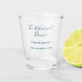 Probedinner am Abend zuvor einfach minimal m Schnapsglas