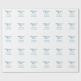 Probedinner am Vorabend einfach minimal m Geschenkpapier