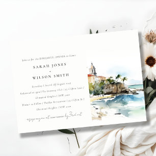 Probedinner für Landschaft in San Juan Puerto Rico Einladung