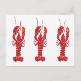 Probekarte für Triplet-Hummer Postkarte