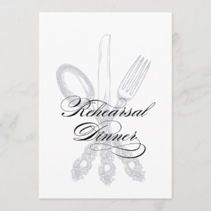 Proben-Abendessen Einladung