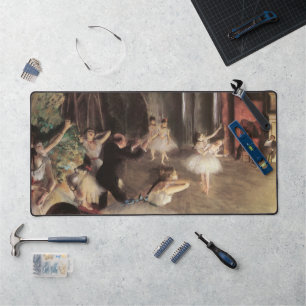 Proben auf der Bühne von Edgar Degas Schreibtischunterlage