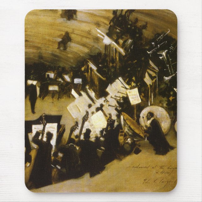 Proben der Pasdeloup-Orchester unter JS Sargent Mousepad (Vorne)