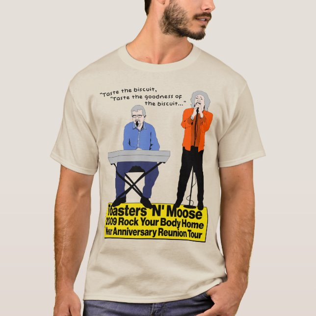 Probieren Sie den Biscuit - Toaster und Elch-Geste T-Shirt (Vorderseite)
