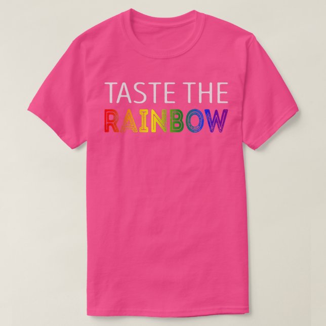 Probieren Sie den Regenbogen T-Shirt (Design vorne)