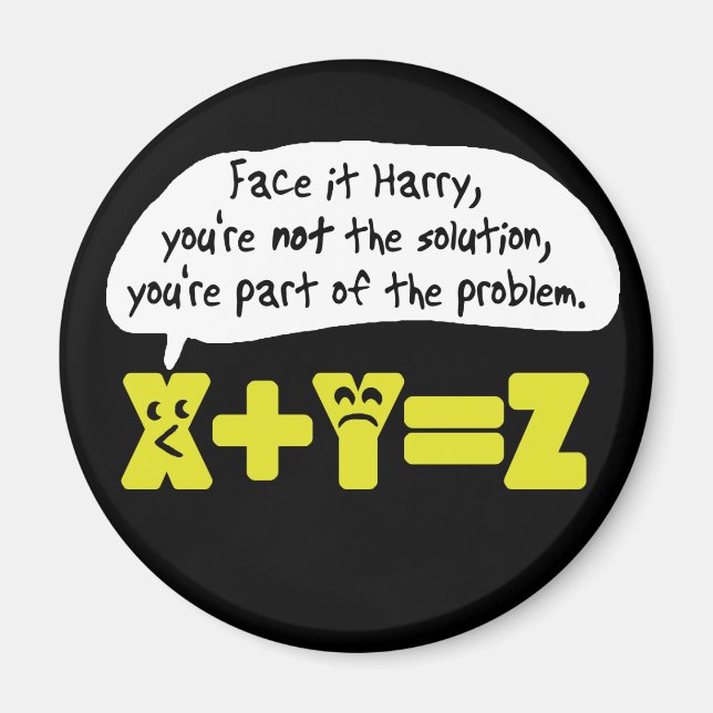 Problem Funny Math Magnet (Vorne)