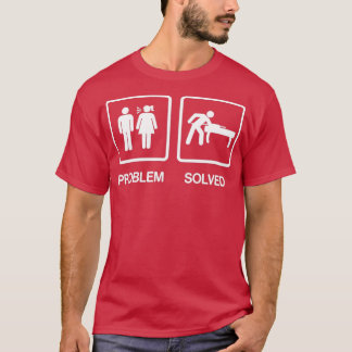 Problem gelöst Funny Pool Billiards Spielergeschen T-Shirt