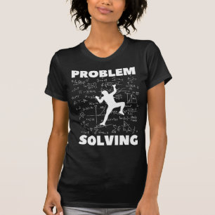 Problem Lösung Climber Geschenk Rock Klettern Boul T-Shirt