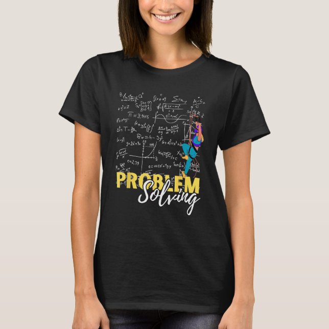 Problem mit den Männern Lösung des Problems bei de T-Shirt (Vorderseite)