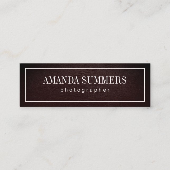 Problem mit der weißen Grenze Mini Visitenkarte (Vorderseite)