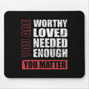 Problem Psychische Gesundheit Bewusstsein Mousepad