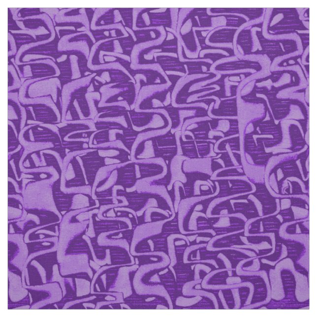 Problem-Retro psychedelisches abstraktes Stoff (Muster)