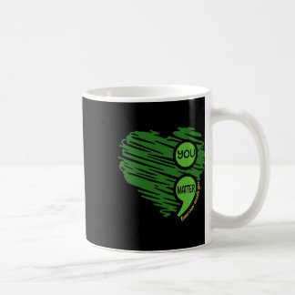 Problem Semicolon Heart Retro Mental Health Awaren Kaffeetasse