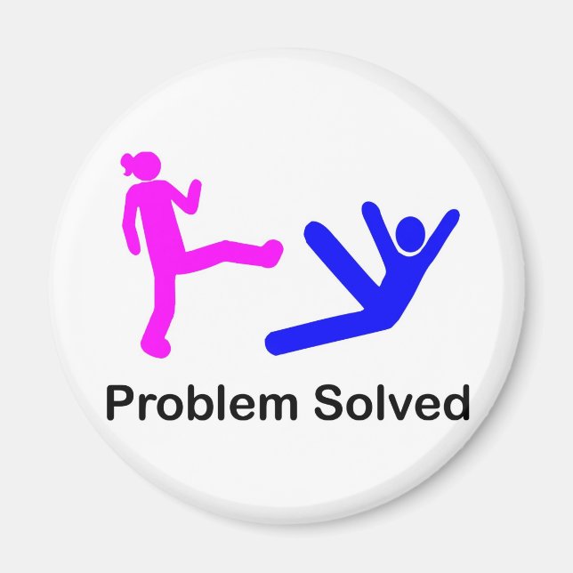 Problem Solved Magnet (Vorne)