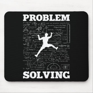 Problem Solving Climber Rock Climbing Bouldering P Mousepad