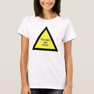 Problem-und Streit-warnender T - Shirt