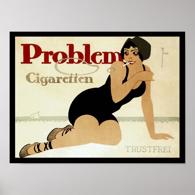 Problem Zigarettenanzeige Poster (Vorne)