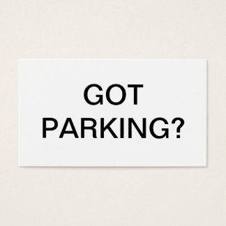 Problème de stationnement