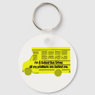 Probleme mit Busfahrern hinter mir Schlüsselanhänger