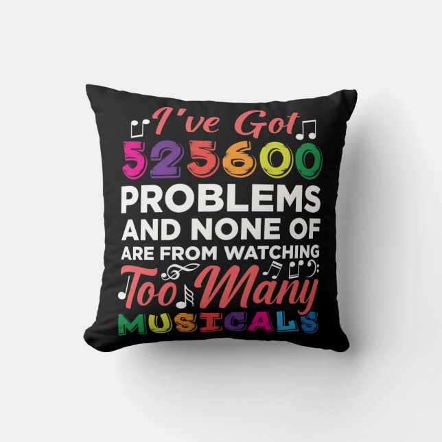 Probleme mit dem Musical Theater Broadway Sängerin Kissen (Vorderseite)