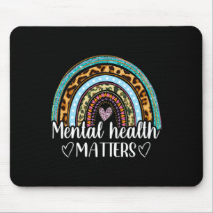 Probleme mit der psychischen Gesundheit Leopardenp Mousepad