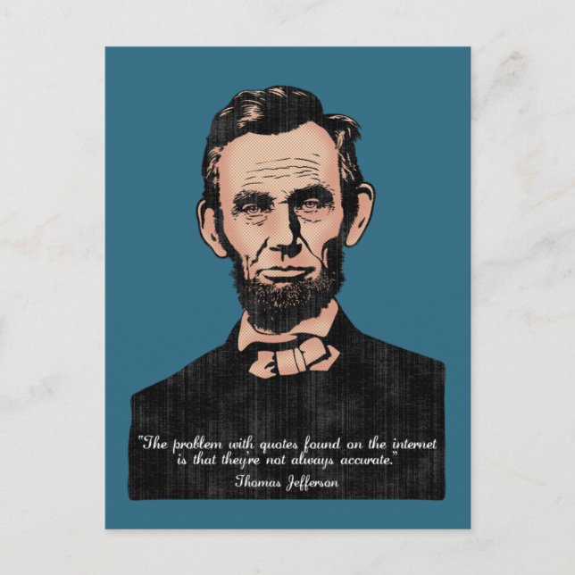 Probleme mit Zitaten Postkarte (Vorderseite)