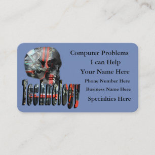 Problèmes informatiques Cartes de visite du logo b