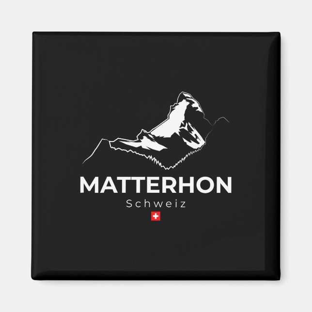 Problemhorn Schweiz Berge Felsenklettern Wandern Magnet (Vorne)