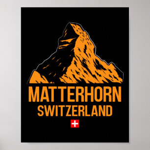 Problemhorn Wanderer Bergfan Kletterwand Wandern M Poster