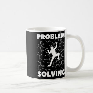 Problemlösender Kletterer, Kletterchemie, Kaffeetasse
