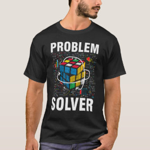 Problemlöser: Competive Puzzle löst Speed-Cube T-Shirt