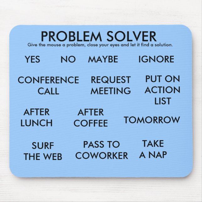PROBLEMLÖSER MOUSEPAD (Vorne)