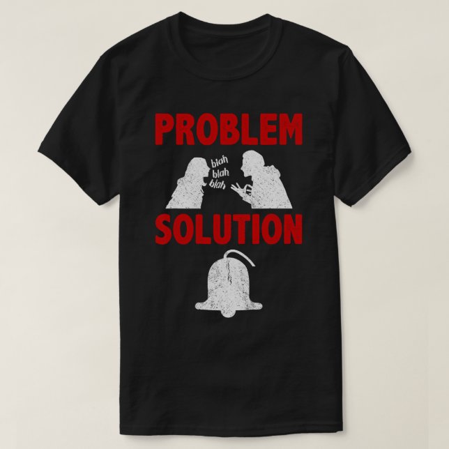 Problemlösung für Alpenmusiker Hobby T-Shirt (Design vorne)