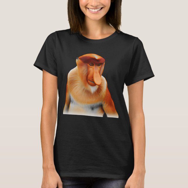 Proboscis Monkey T-Shirt (Vorderseite)