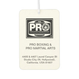 #PROBOXING & #PROMARTIALARTS AUTOLUFTERFRISCHER