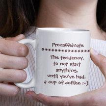 Procaffeinate Funny Mug for Coffee Addicts Liebhab