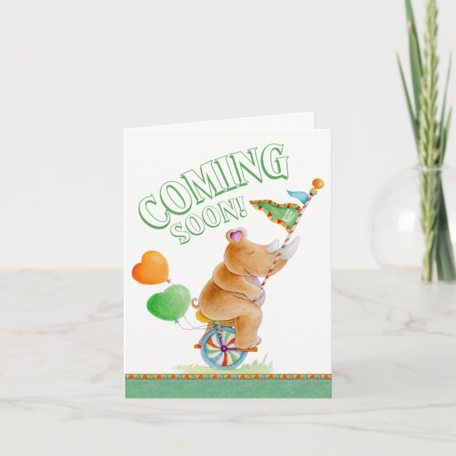 Prochainement faire-part de grossesse bébé (Devant)