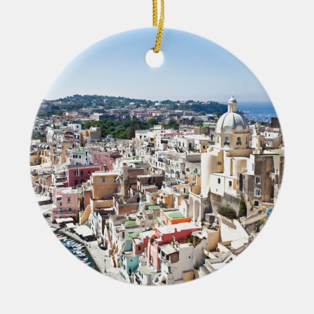 Procida Insel Keramikornament (Vorne)