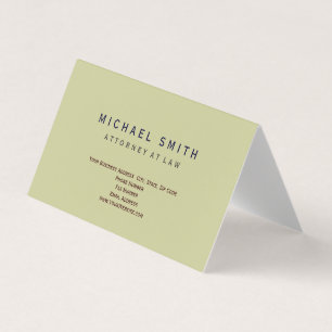 Procureur à la loi Carte de visite minimal