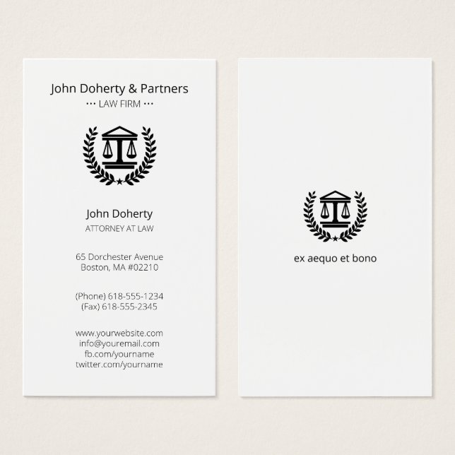 Procureur | Élégant (Devant & derrière)