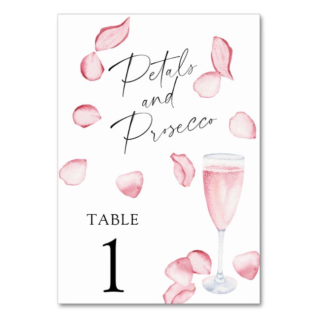 Procureur rose - numéro de table mariage (Par défaut)