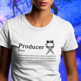 Producer Definition Light Mode - Filmmaker T-Shirt
