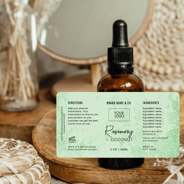  Product Customizable GreenRustic Label (Von Creator hochgeladen)